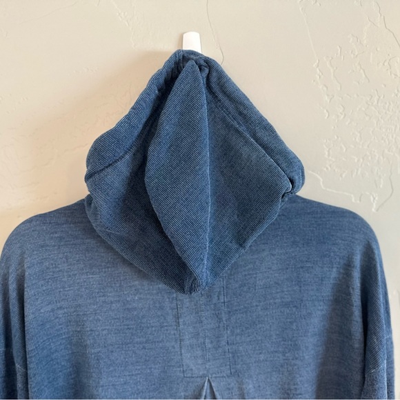 Tribal Star Knit Hooded Pullover Star Print Navy SZ SMALL NEW - Picture 7 of 12